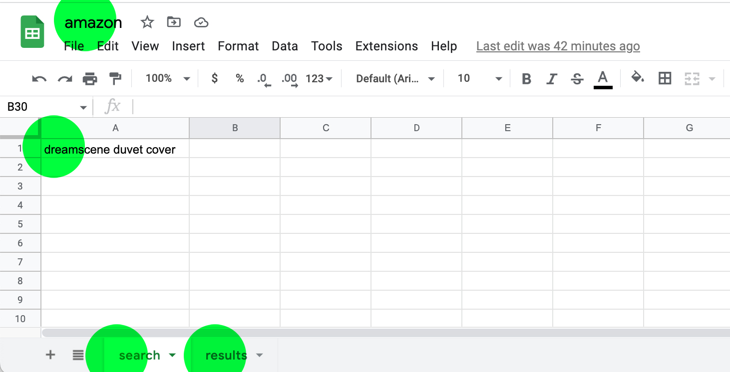 Create a Google Sheet