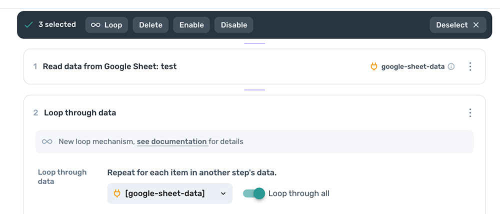 looping a bot with axiom.ai