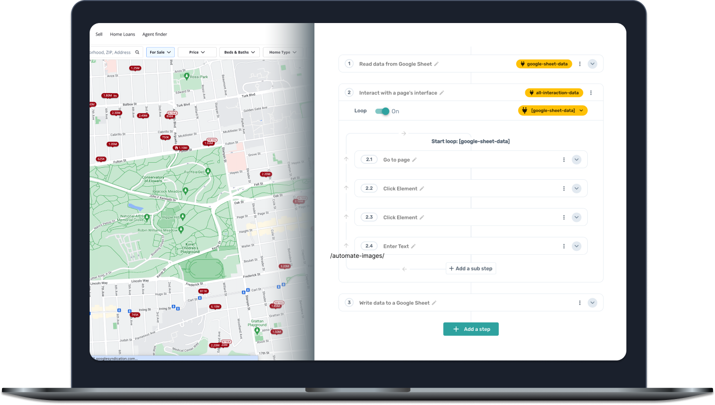 scrape data from websites with axiom.ai