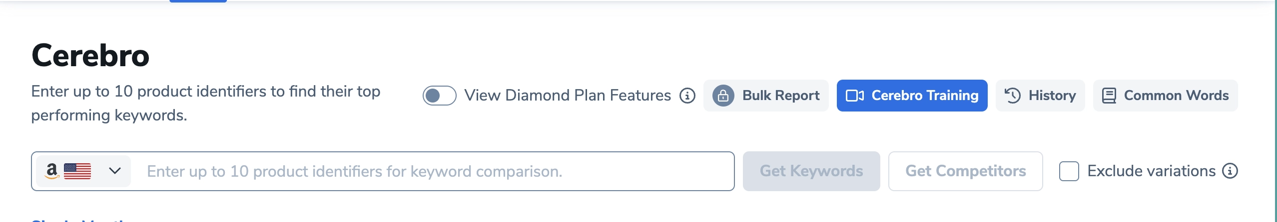 Atuomate data entry into the Cerebro search field.