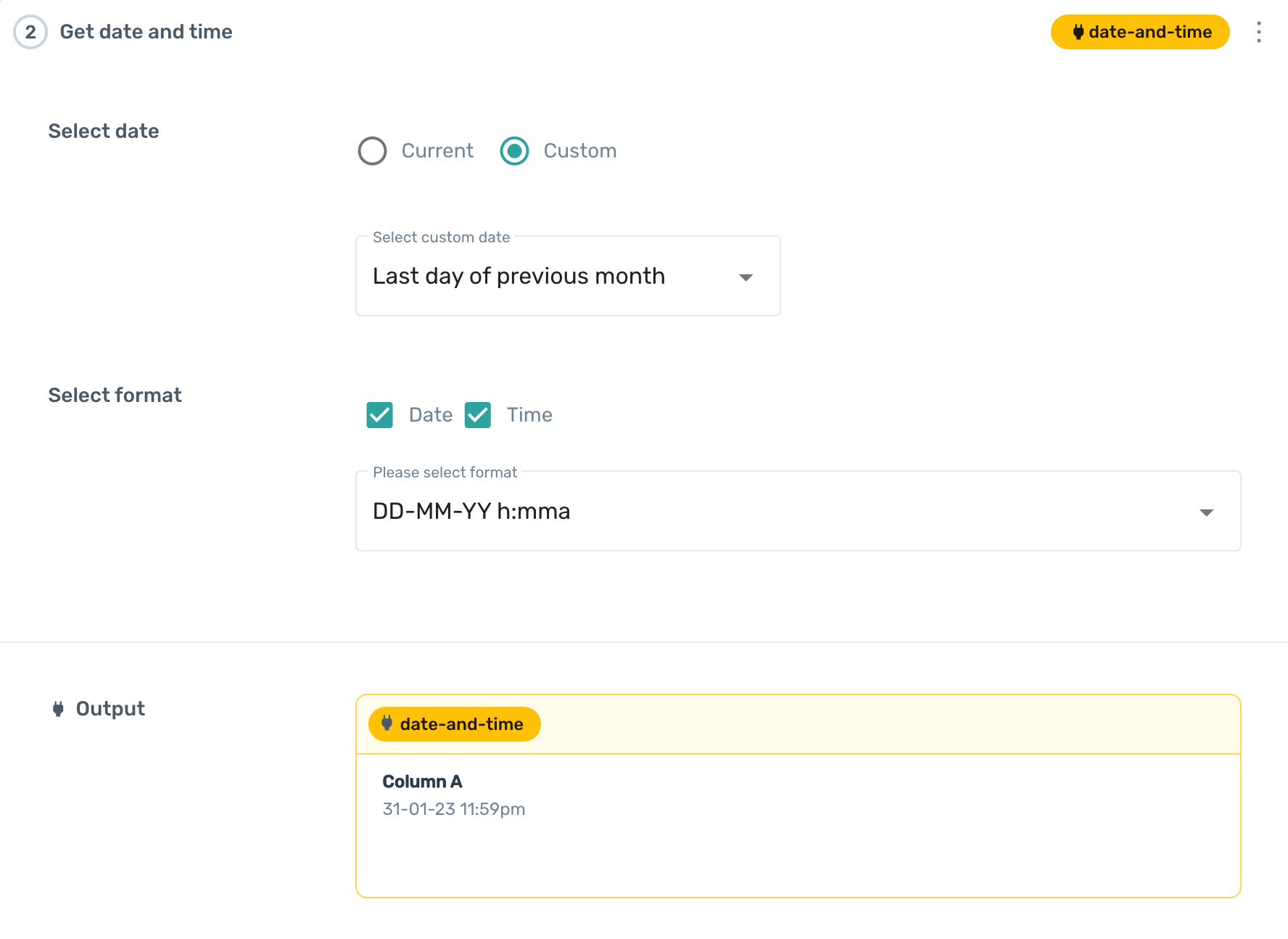 updated date step in Axiom.ai